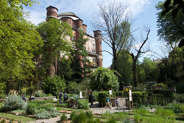 Uno scorcio sull’Orto Botanico di Brera